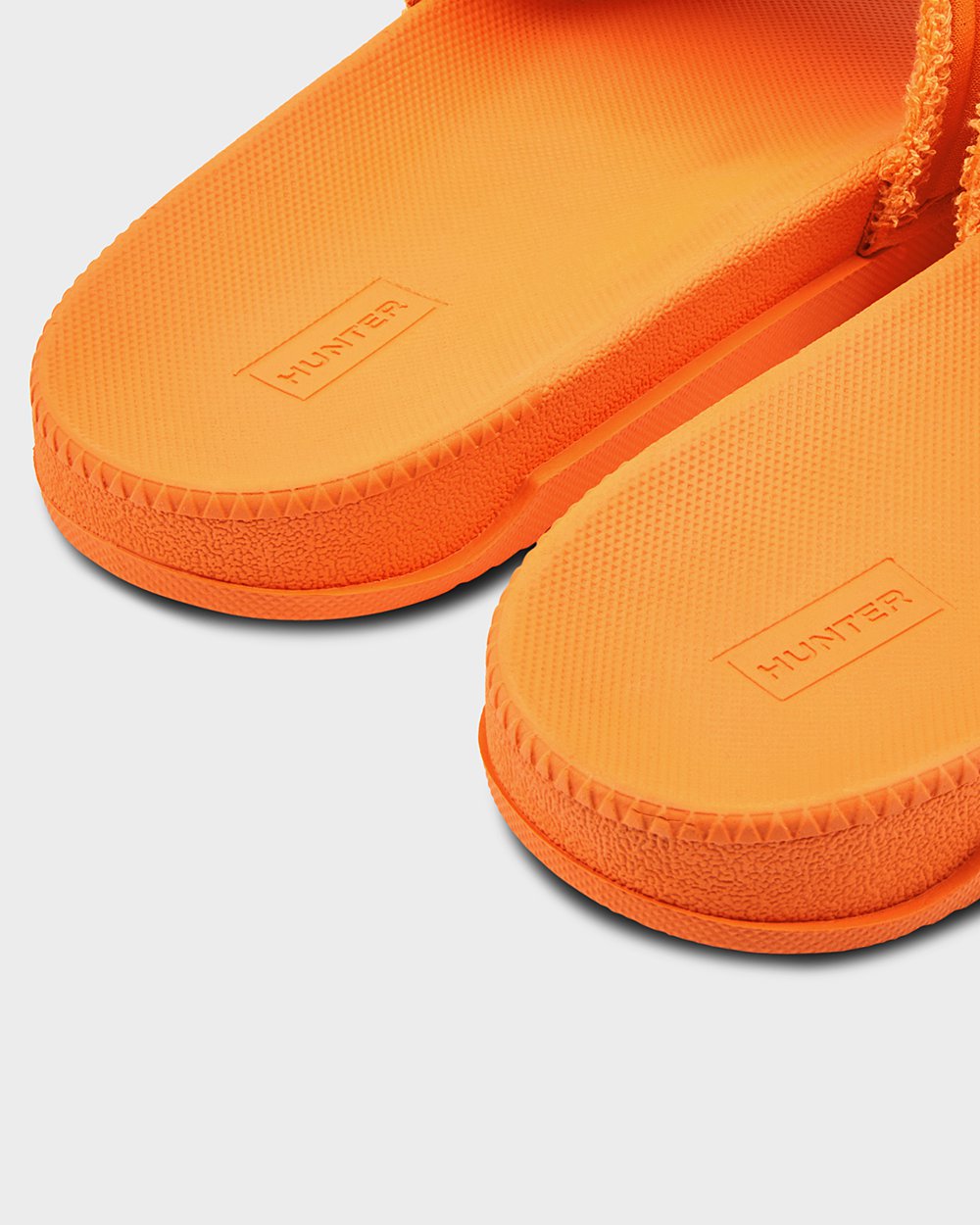 Hunter Original Adjustable Slides - Shop Online Mens Orange - ACIWRV046